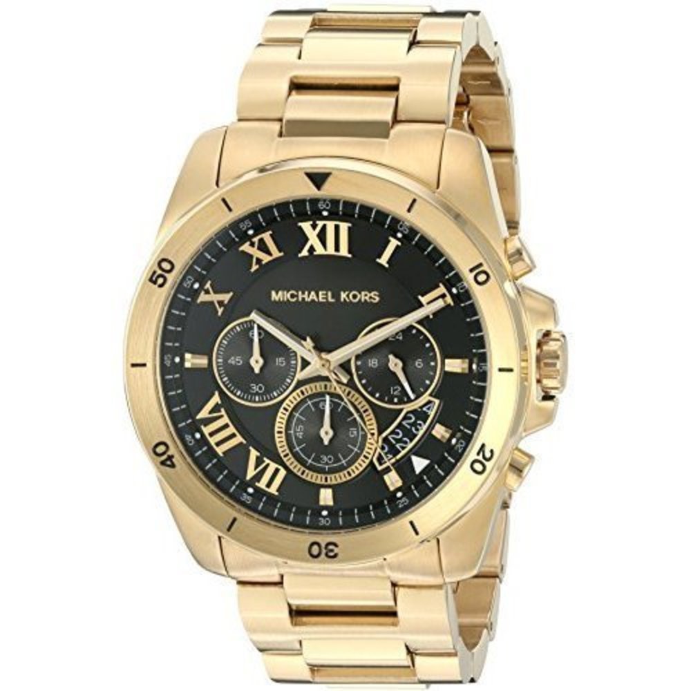 Michael Kors Men's Brecken Gold Tone Chronograph Watch